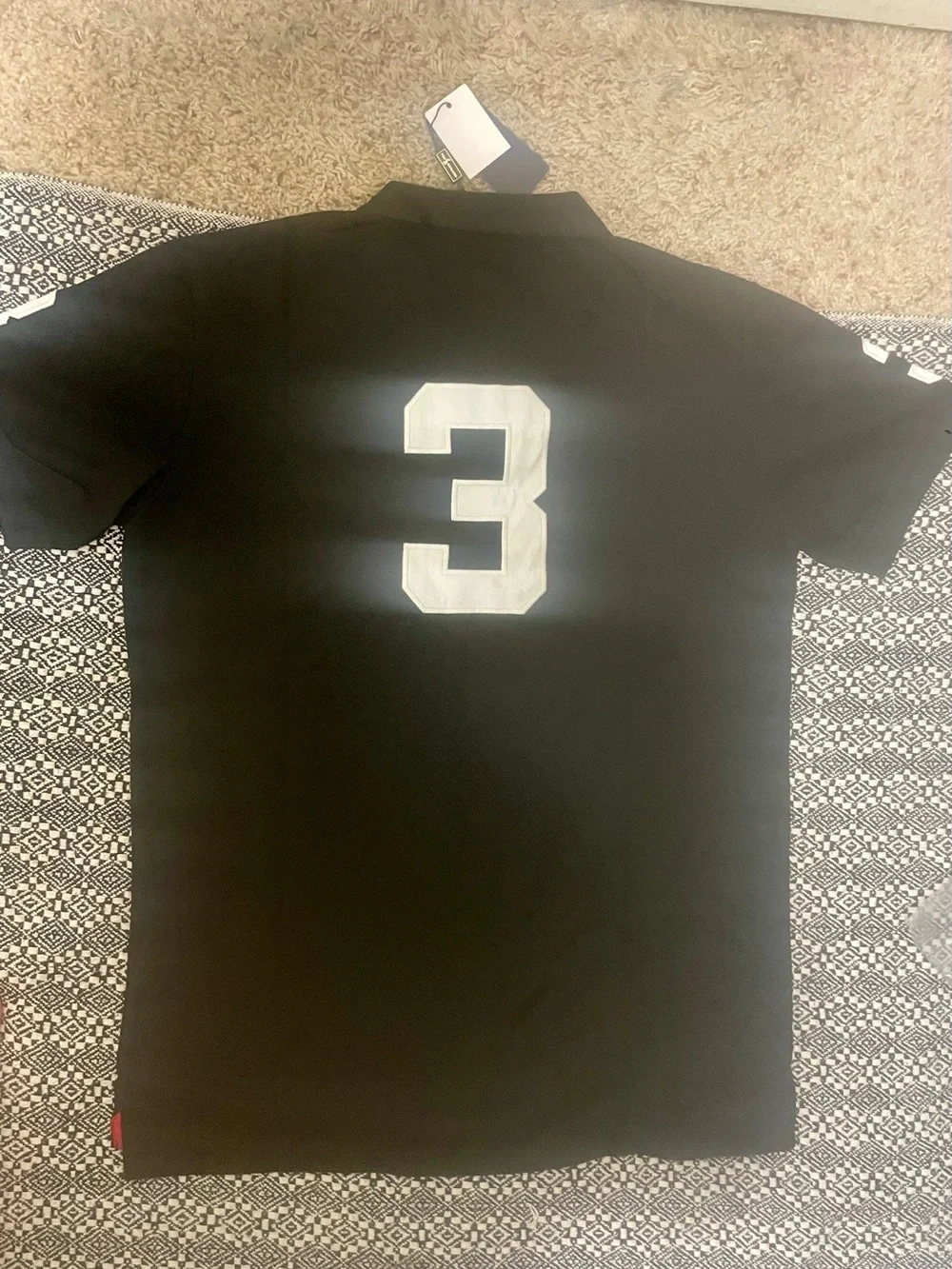 Ralph Lauren Black Chicago Logo Polo Shirt